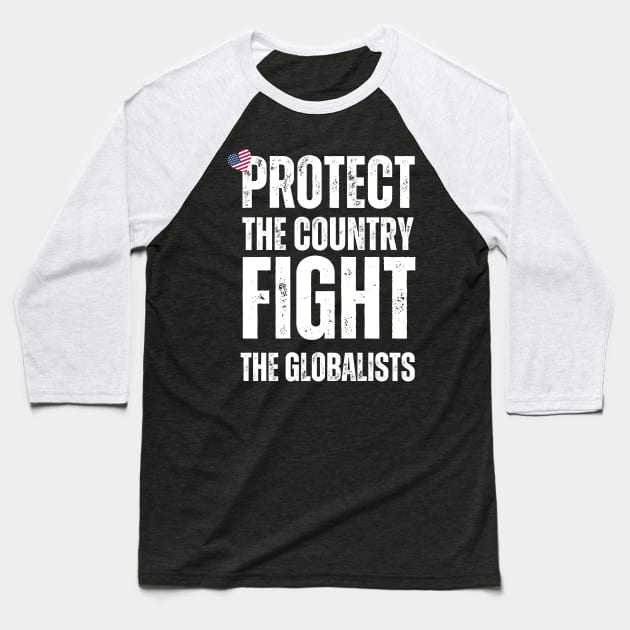 Protect the country Baseball T-Shirt by la chataigne qui vole ⭐⭐⭐⭐⭐